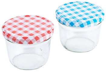 Befőttesüvegek fedéllel, 230 ml, 7.5 cm, 6 db-os készlet | CONTACTO 2705/230