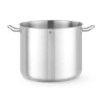 Rozsdamentes acél magas fazék fedő nélkül, Kitchen Line, űrtartalom 21 l, átmérő 32 cm, magasság 27 cm | HENDI 837795