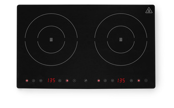 Indukciós dupla főzőlap Black Line, 3,5 kW, 230 V | HENDI 239414