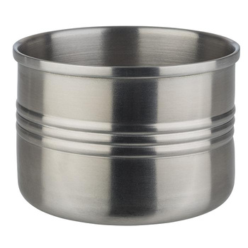 Tál SNACKCAN, rozsdamentes acél, 7,5x5,5 cm | APS 40655