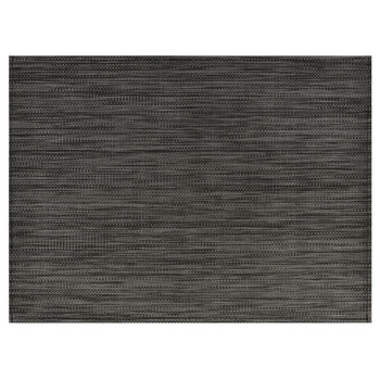 Asztali alátét FINO, PVC, fekete, 45x33x0.1 cm | APS 60512