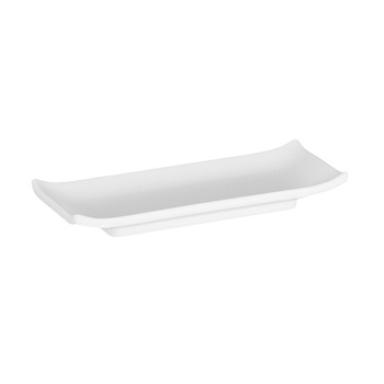 Sushi tálca ZEN, melaminból, fehér, 22.5x9.5x3 cm | APS 83742
