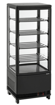 Hűtővitrin Mini 98L2T fekete | BARTSCHER 700698
