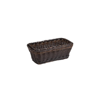 Polipropilén kosár GN LINE, téglalap alakú, fekete-barna, GN 1/4, 27.5x16.5x10.5 cm | APS 40245