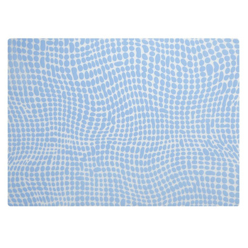 Alátét VELMA asztalra, szilikon, kék, 45x33x0,1 cm | APS 60590