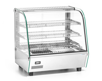 Melegített üvegkivitelű bemutató vitrin 120 l, 1.1 kW | FORGAST FG09642
