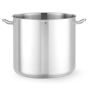 Rozsdamentes acél magas fazék fedő nélkül, Kitchen Line, 45 l, átmérő 40 cm, magasság 36 cm | HENDI 837122
