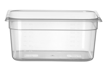 GN 1/2 tárolóedény, 15 cm mély, polipropilénből, Profi Line | HENDI 880111