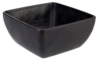 Tál SLATE melaminból, fekete, 19x19x9 cm, 1,5 l | APS 84244