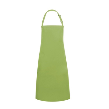 Konyhai kötény Basic 75 x 90 cm csattal limezöld | KARLOWSKY BLS 4-81-Stck