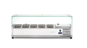Hűtő feltét 5xGN 1/4, 0-8°C, 120.5x33.5x43.5 cm, 0.18 kW | ARKTIC 232903