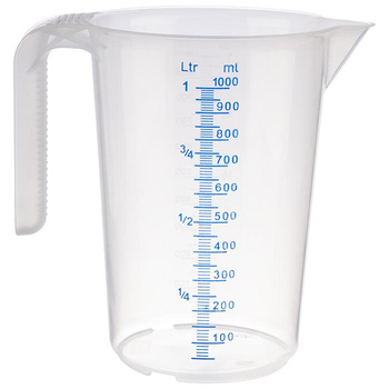Mérőkancsó STACKABLE, kék skálával, 1 l | APS 30062