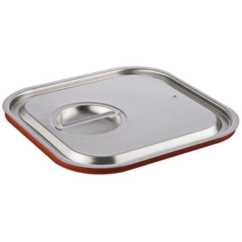 Fedő rozsdamentes acélból tömítéssel GN 2/3-hoz | APS 80029