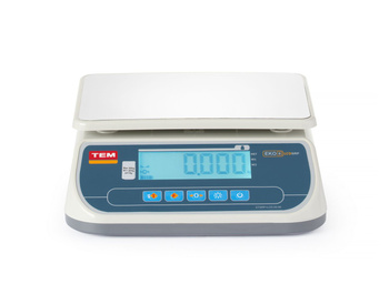 Mérleg hitelesítéssel - 30 kg-ig | TEM TSRP+LCD30T-D