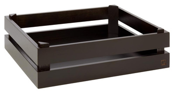 Büfé láda GN SUPERBOX, fekete színű, 35x29x10,5 cm | APS 11627