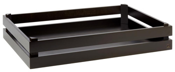 GN SUPERBOX büfé doboz, fekete színű, 55.5x35.5x10.5 cm | APS 11626