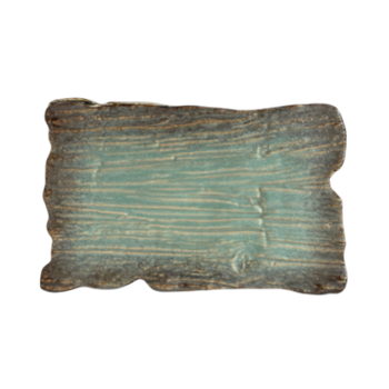 Lapos téglalap alakú tányér Moku achát 30 x 18 cm | KERA CERAMIKA 16.2/C.AG