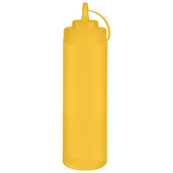 Hideg szószadagoló kupakkal, sárga / átlátszó, 6 darabos készlet, 760 ml | APS 93257