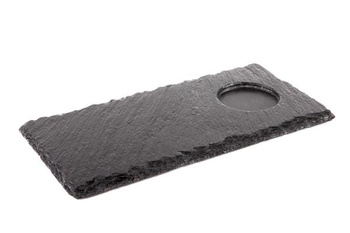 Tálaló pala tál MORRA 25x12x0,7 cm | APS 986