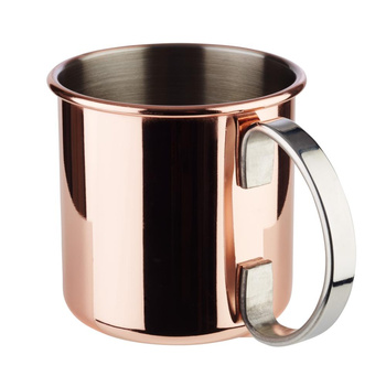 Moscow Mule bögre, rézszínű, fényes, 9 cm átmérőjű, 450 ml | APS 93310