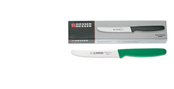 Késkészlet hullámos éllel - 11 cm, 6 részes, zöld | GIESSER MESSER 8365 wsp 11-6 gr