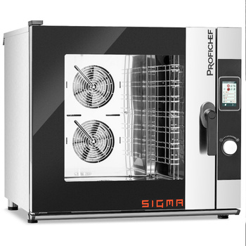 Elektromos kombi sütő-pároló Sigma 7 GN 1/1, elektronikus vezérlés, 10,6 kW, 400 V | PROFICHEF PCS11007