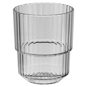 Tritán pohár LINEA, szürke színű, 150 ml, 6.5x8 cm, 48 darabos készlet | APS 10565