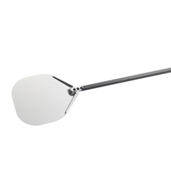 Lapos pizza lapát téglalap alakú, 60 cm hosszú, eloxált alumíniumból | GI.METAL AF-37R/60
