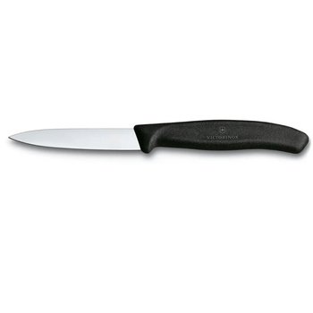 Kés zöldségekhez Swiss Classic fekete penge hossza 8 cm | VICTORINOX 6.7603