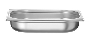 GN 1/2 tárolóedény, mélység: 6,5 cm, rozsdamentes acélból, KITCHEN LINE, perforált | HENDI 807323
