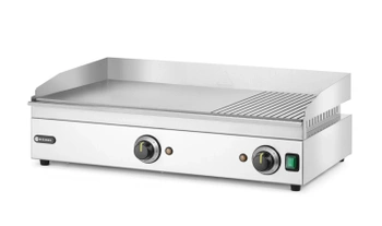 Kitchen Line elektromos grilllap, 1/3 sima 2/3 bordázott, 68.8×41 cm, 3.5 kW | HENDI 154960