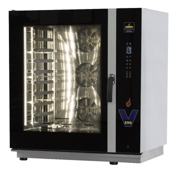 Elektromos kombi gőzpárolós sütő 10 GN 1/1 vagy 10 db 60x40 cm-es tepsihez | VESTA 0V1011D_PL0