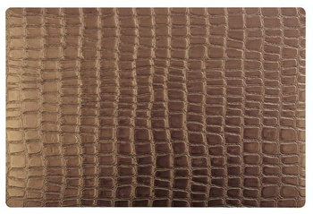 Asztali alátét CROCO, EVA, réz színű, 45x30x0.1 cm | APS 60536