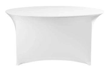 Kerek asztalterítő, fehér, átmérő 150 cm, magasság 76 cm | HENDI 814512