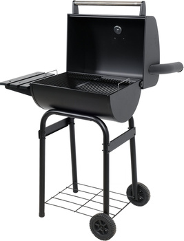 Faszén grill fedéllel, rács 47x34 cm | LUND 99902