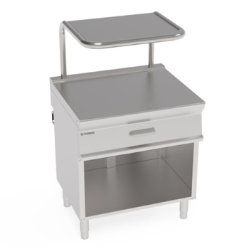 Munkaasztal polccal salamanderhez Tecno74 80x70x90 cm | TECNOINOX 716098