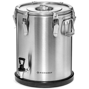 Termosz rozsdamentes acél 25 l csappal | FORGAST FG05925