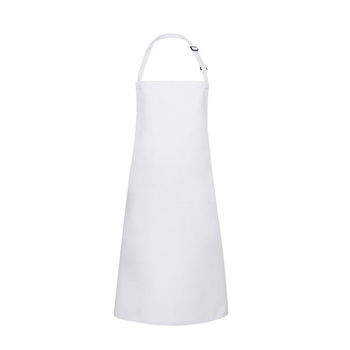 Konyhai kötény Basic 75 x 90 cm csattal fehér | KARLOWSKY BLS 4-3-Stck