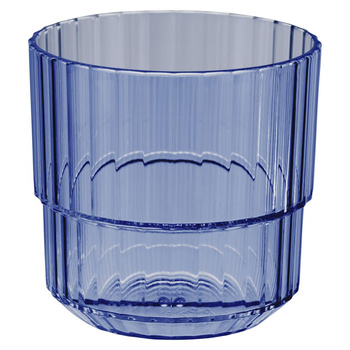 Tritán pohár LINEA, kék színű, 220 ml, 8.5x8 cm, 48 darabos készlet | APS 10586