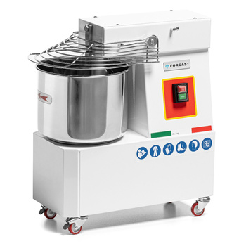 Spirál dagasztógép (keverőgép), 10 l, fix üst, 370 W, 230 V | FORGAST FG10423