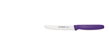 Univerzális kés hullámos éllel - 11 cm, lila | GIESSER MESSER 8365 wsp 11 vi