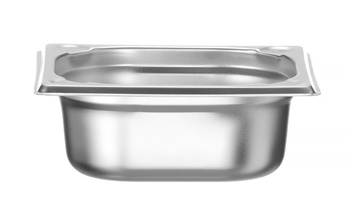 GN 1/6 edény, 6,5 cm mély, rozsdamentes acélból, KITCHEN LINE | HENDI 806623