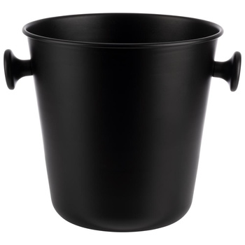 Hűtő palackokhoz, cooler, alumínium és ABS, fekete | APS 36115