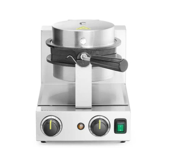Gofrisütő Bubble Waffle forgatható, 1,5 kW, rozsdamentes acél | HENDI 212196