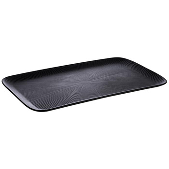 Tálca NERO GN 1/1 melaminból, fekete, 53x32.5x2.5 cm | APS 85067