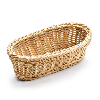 Ovális kenyérkosár, polipropilén, 23x15x6,5 cm | FORGAST FG03332