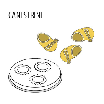 Matrica tésztához Canestrini, 57 mm | FIMAR ACTRMPF71