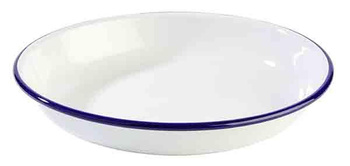 Tányér ENAMELWARE, zománcozott acél, 24x3.5 cm | APS 40663