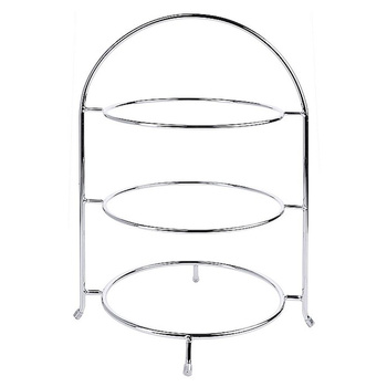 3 szintes tányértartó állvány, 48 cm, 27–31 cm-es tányérokhoz | CONTACTO 3248/300