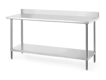 Munkaasztal fal mellé, 120x60x95 cm | HENDI 817575